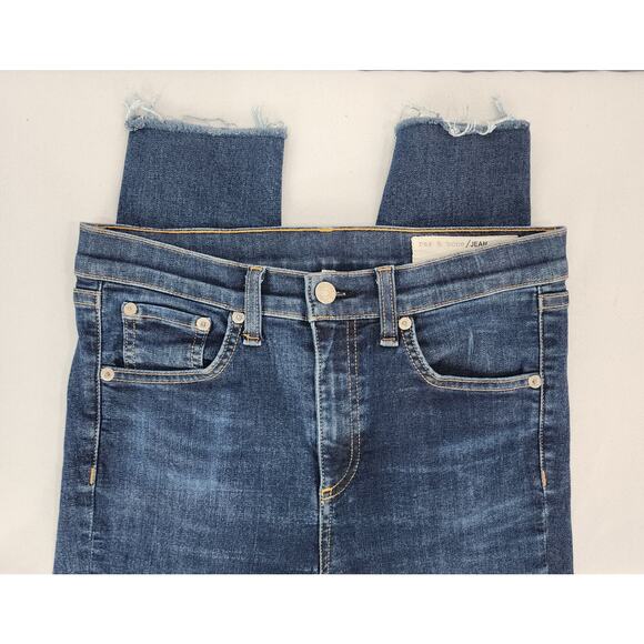 Rag & Bone 10 Inch Ankle Skinny Jeans Mad River Size 27 - Picture 4 of 11